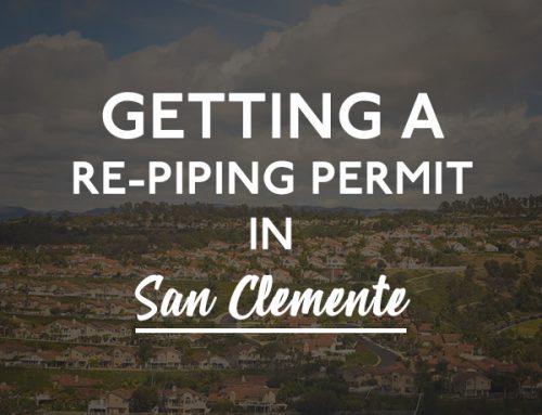 Getting a Re-piping Permit in San Clemente