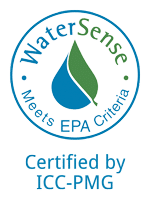 WaterSense Meets EPA Criteria Certified by ICC-PMG