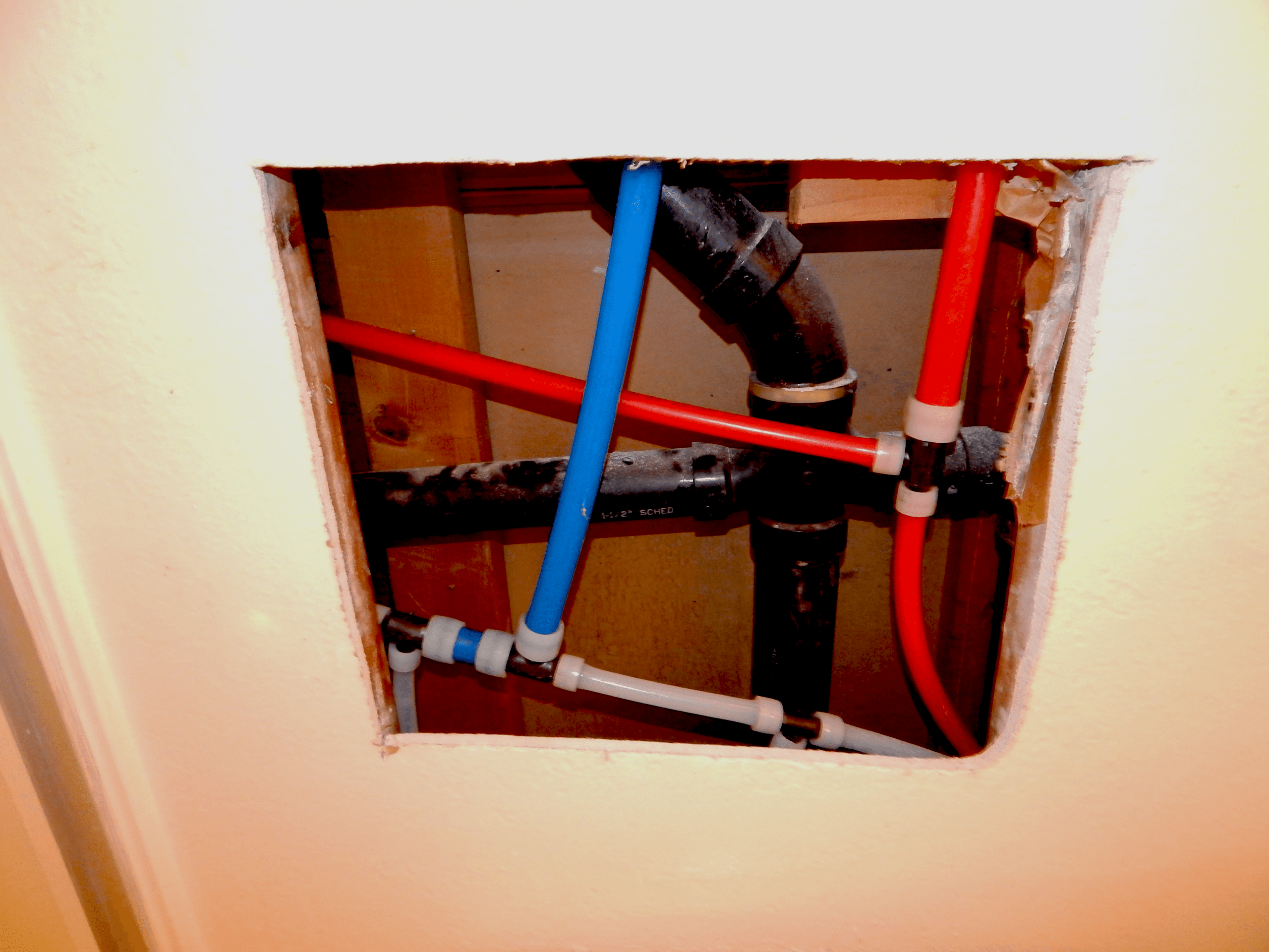 PEX plumbing near Chula Vista, California