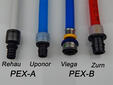 Comparación Entre Tubos De Plomería PEX A Y PEX B En Distintas Marcas
