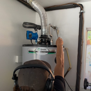 Step: Check The Cold Water Line And Hot Water Heater Inlet
