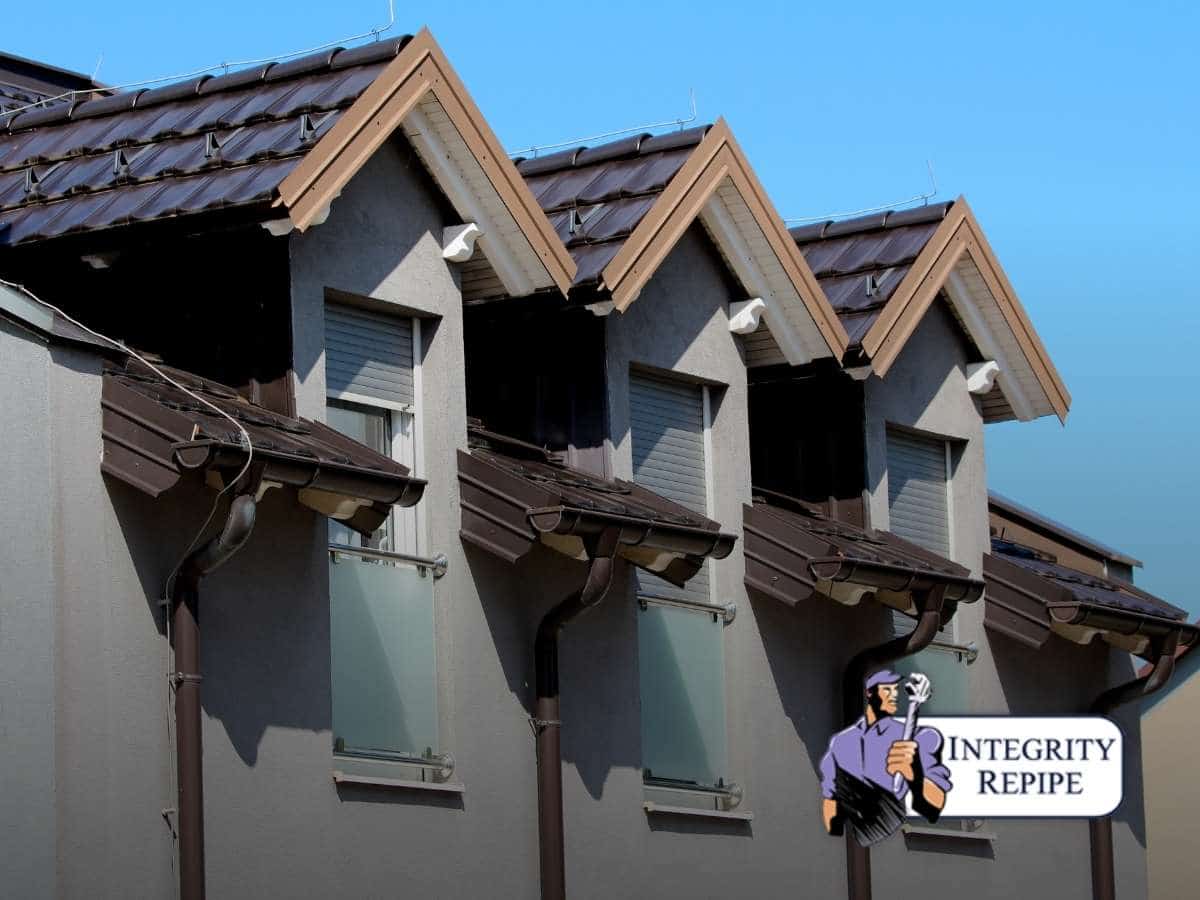 A vintage house with a new piping system in California